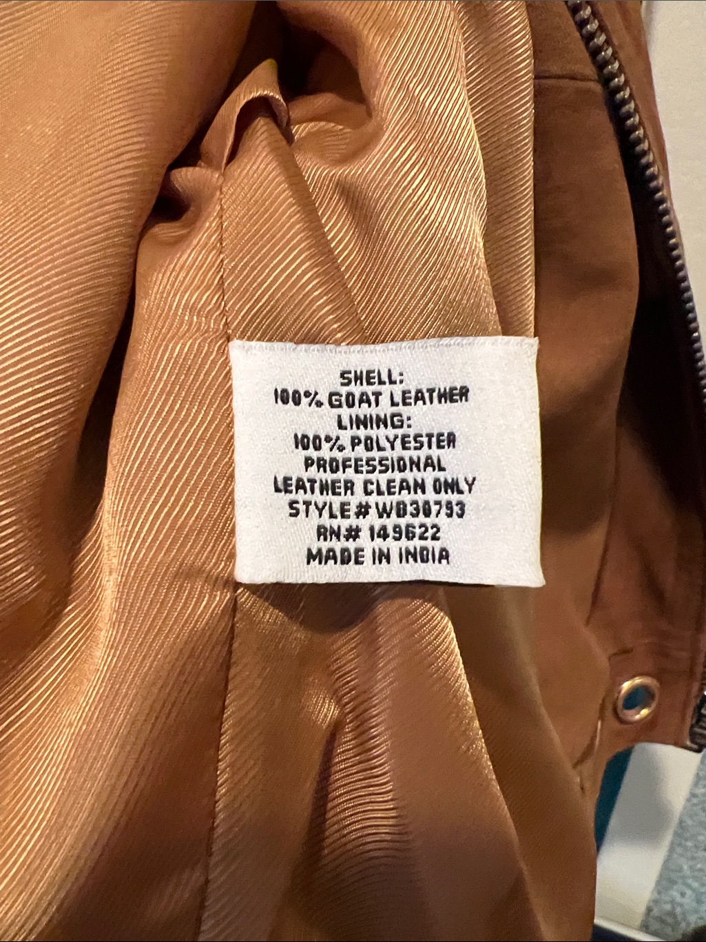 Walter Baker Rust Brown Suede Grommet Pocket Jacket — image 8 of 8